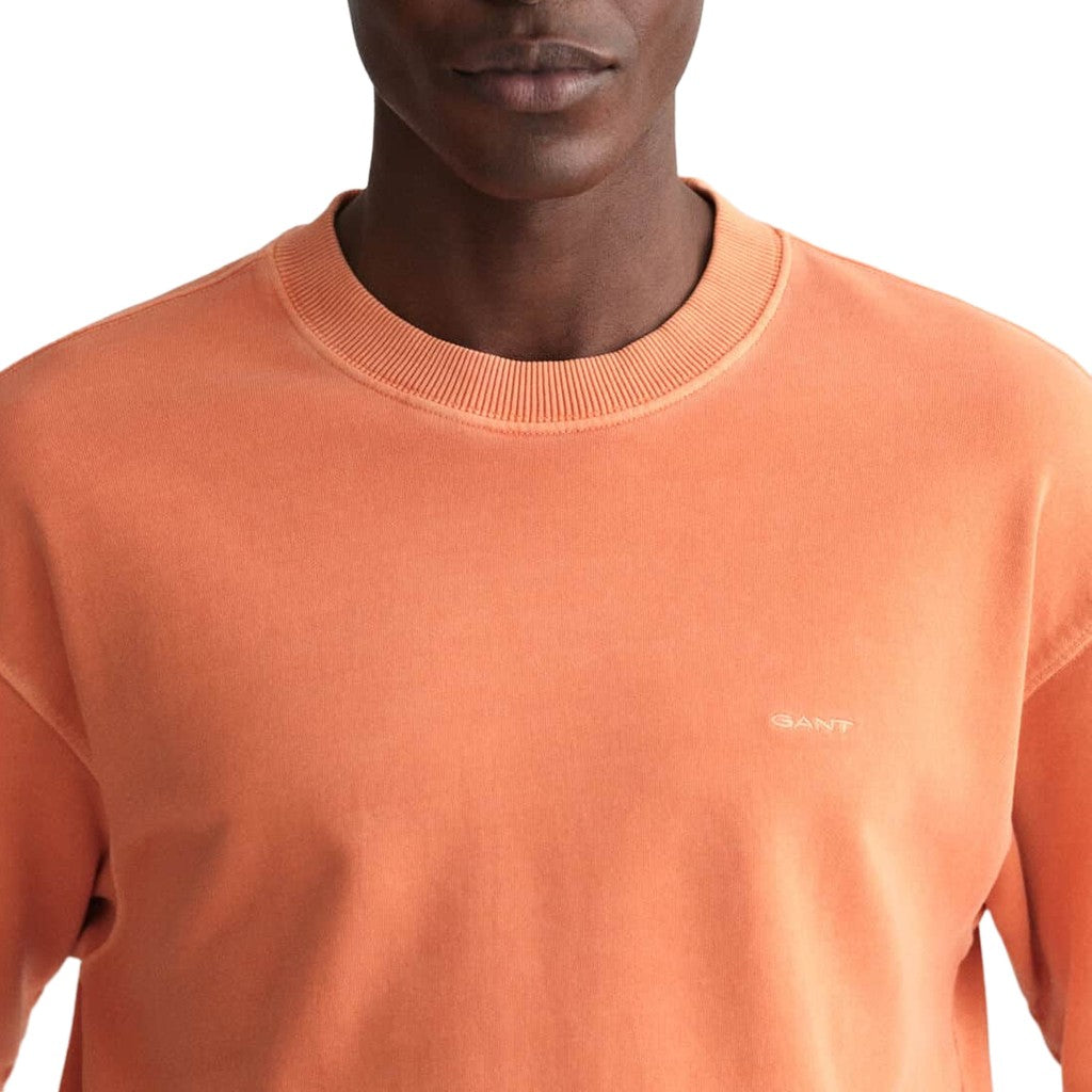 Gant Sweater met ronde hals Heren – Oranje