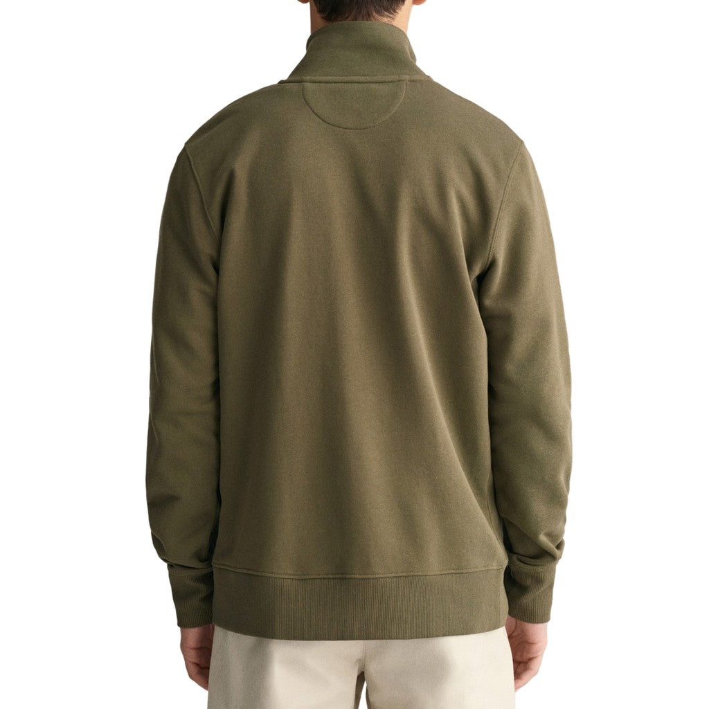Gant Sweatvest – Olijfgroen