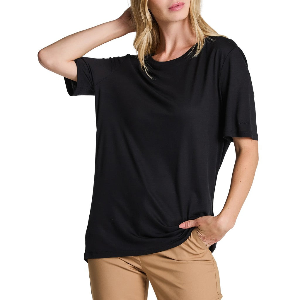 Gant T-shirt Dames – Zwart