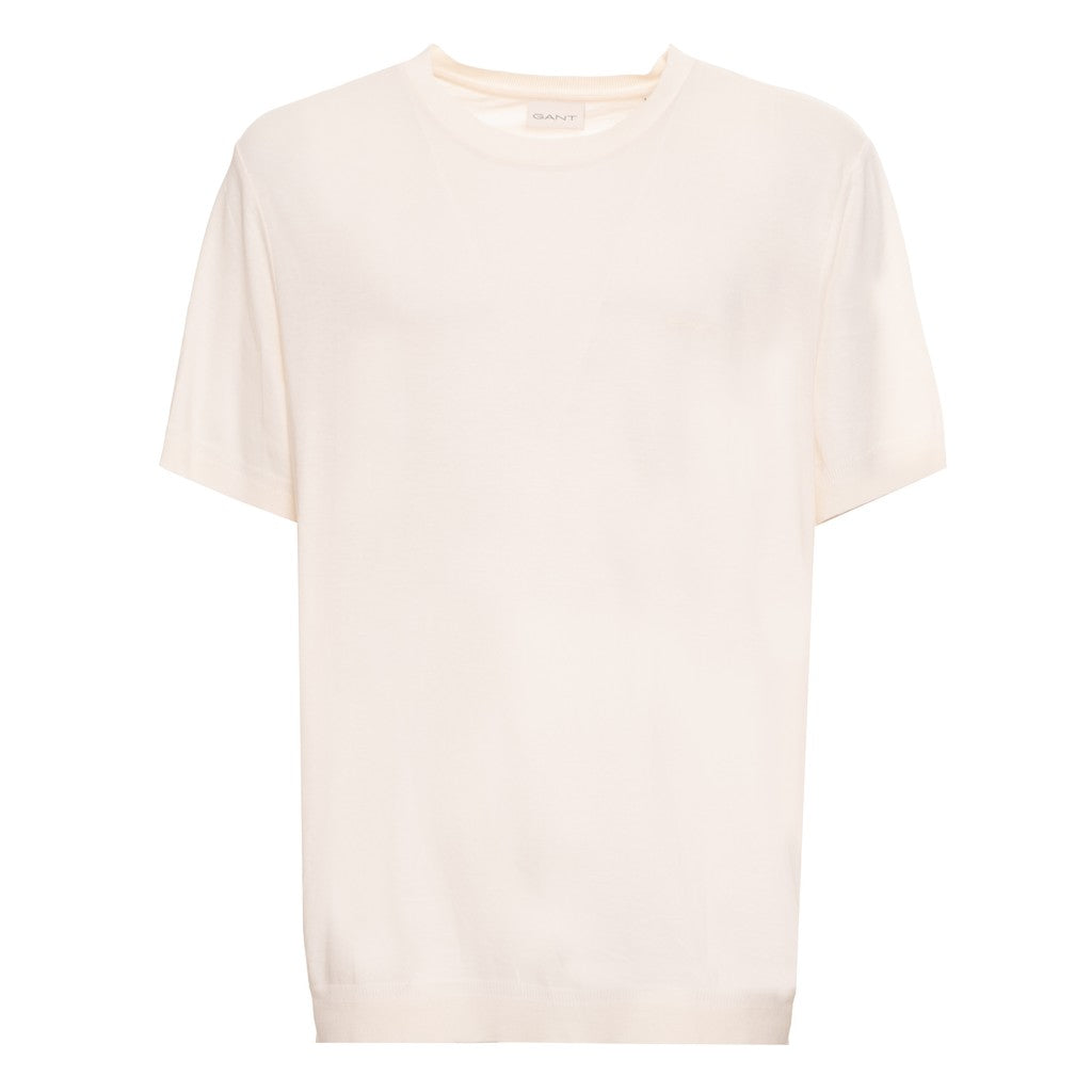 Gant T-shirt Heren – Crème