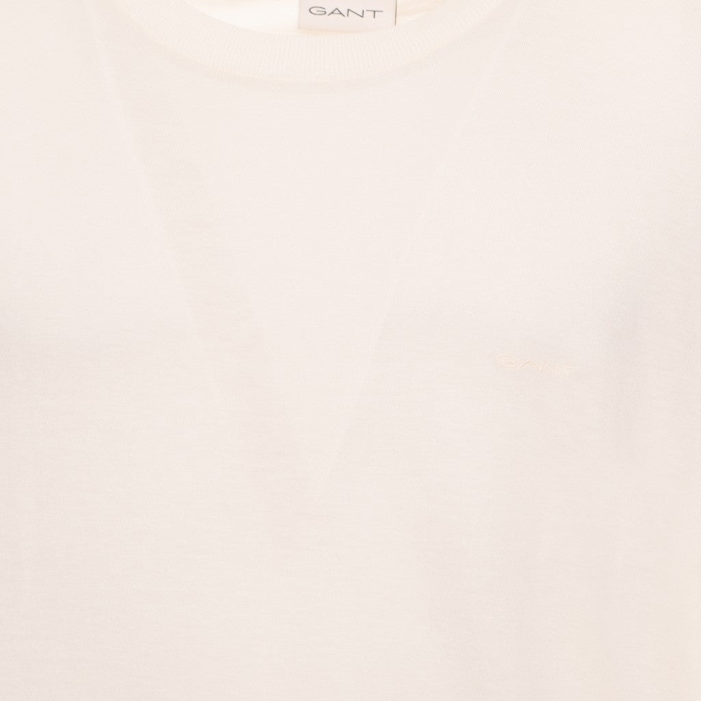 Gant T-shirt Heren – Crème