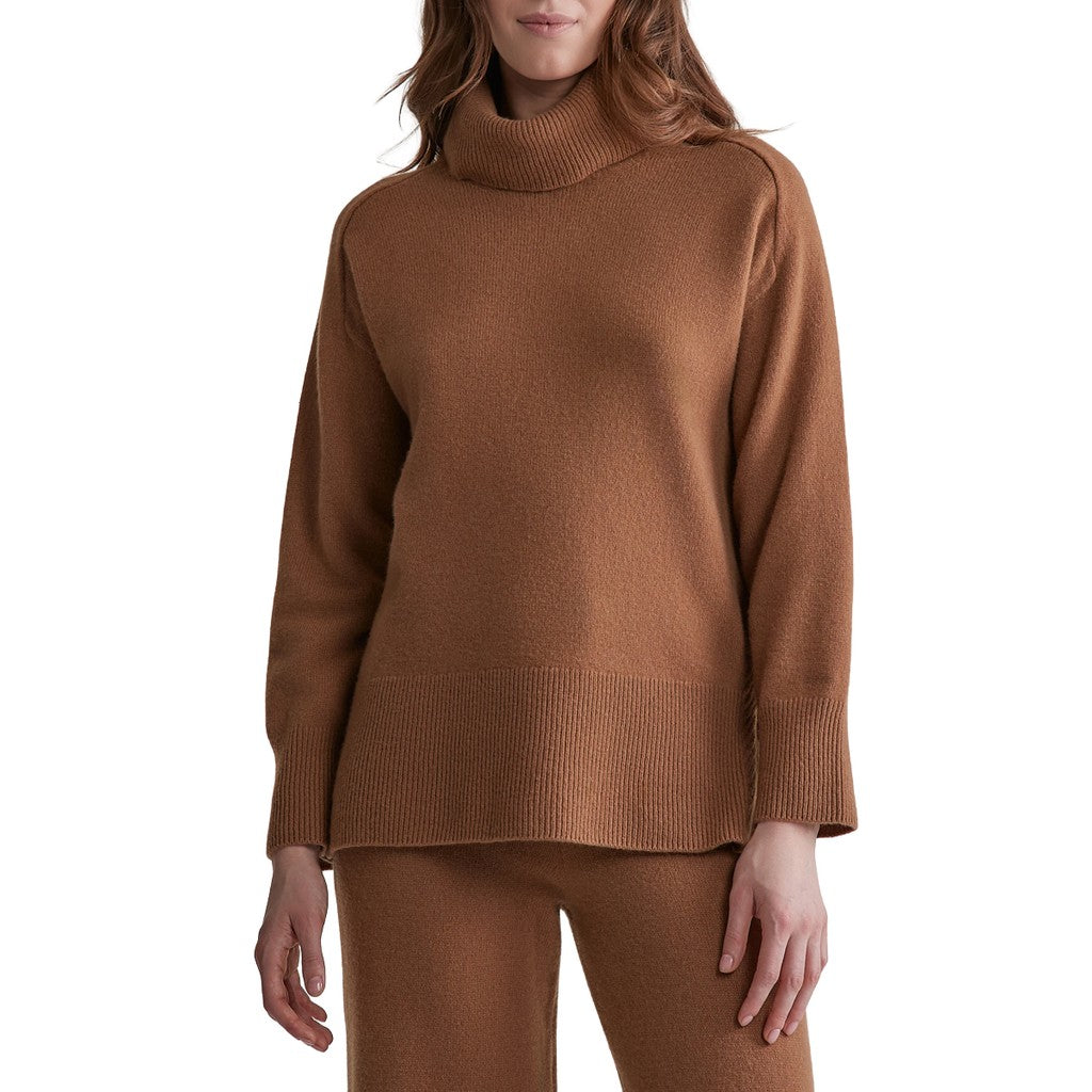 Gant Trui met logoborduring Dames – Bruin
