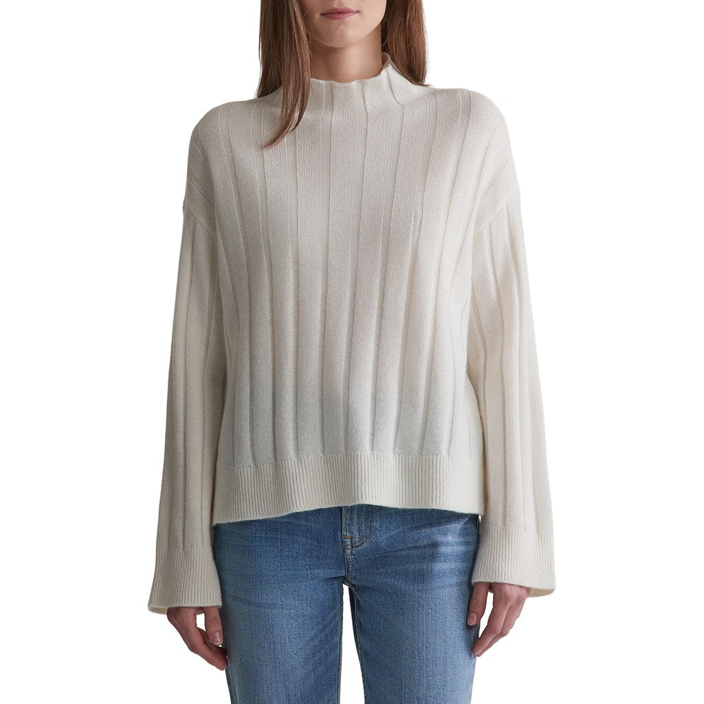 Gant Trui met logoborduring Dames – Crème