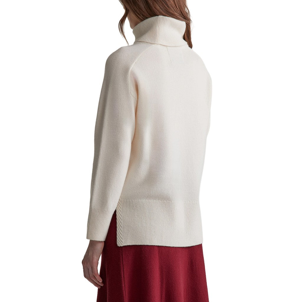 Gant Trui met logoborduring Dames – Crème