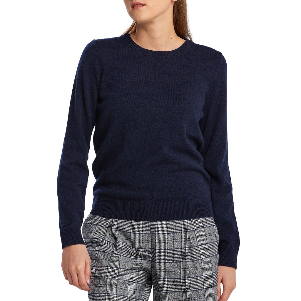 Gant Trui met logoborduring Dames – Marineblauw