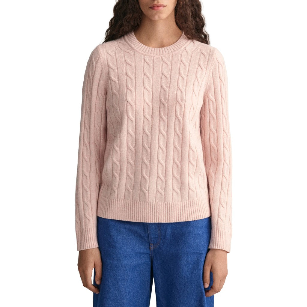 Gant Trui met logoborduring Dames – Roze