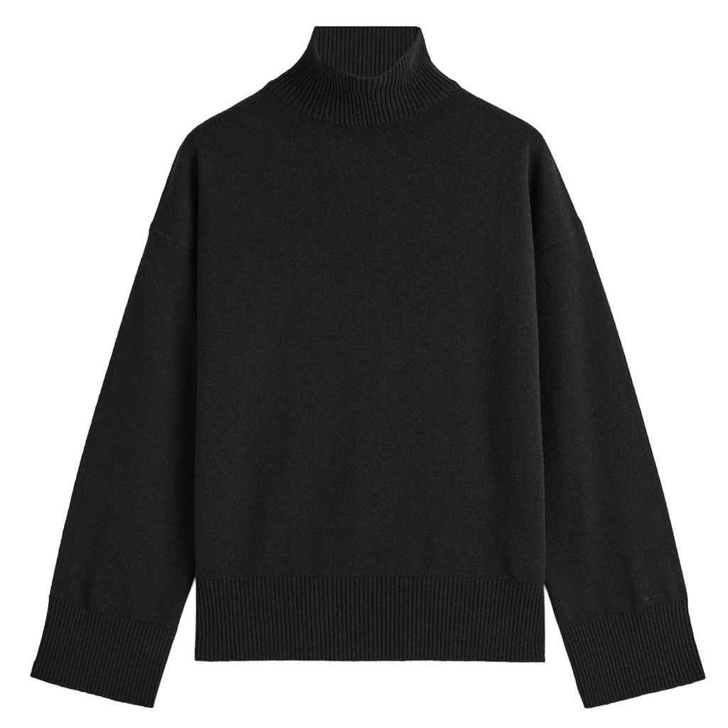 Gant Trui met logoborduring Dames – Zwart