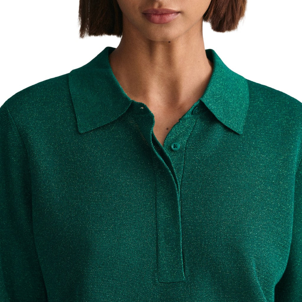 Gant Trui met ronde hals Dames – Groen