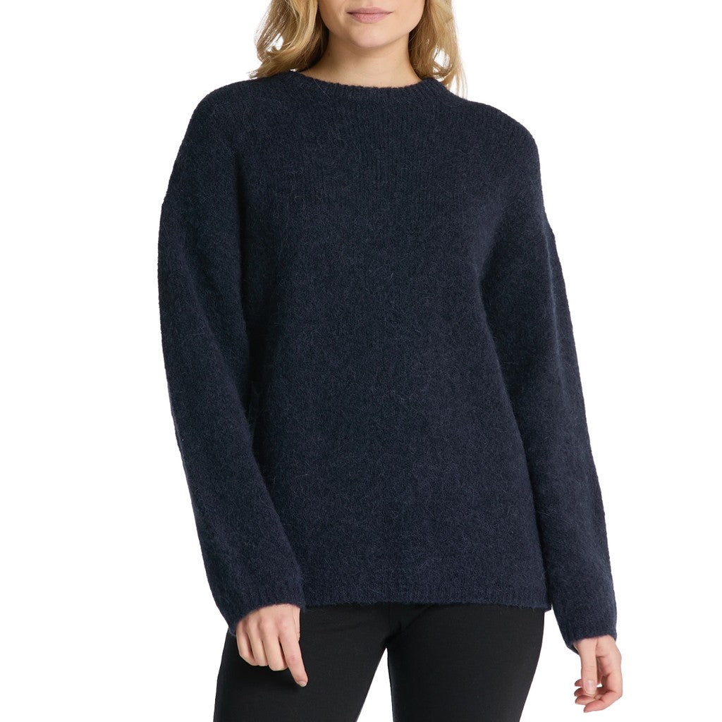Gant Trui met ronde hals Dames – Marineblauw