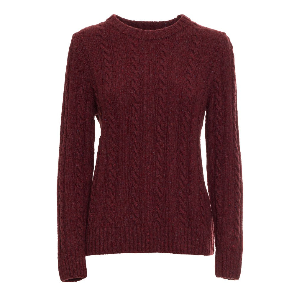 Gant Trui met ronde hals Dames – Rood