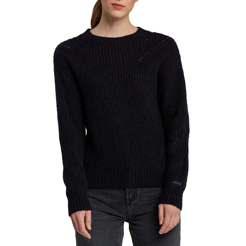 Gant Trui met ronde hals Dames – Zwart