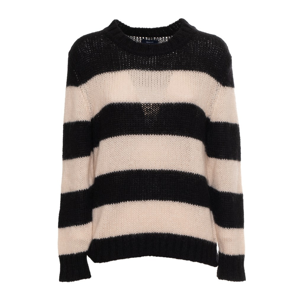 Gant Trui met ronde hals Dames – Zwart