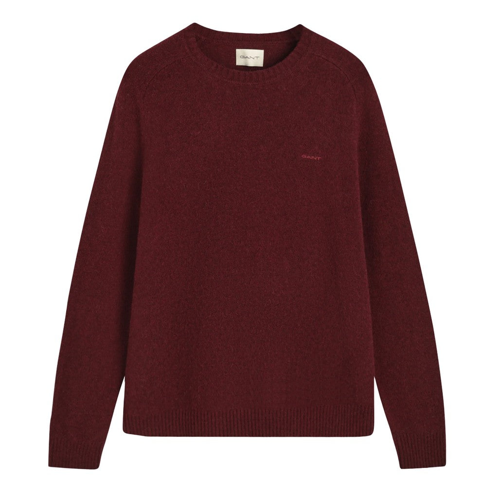 Gant Trui met ronde hals Heren – Bordeaux
