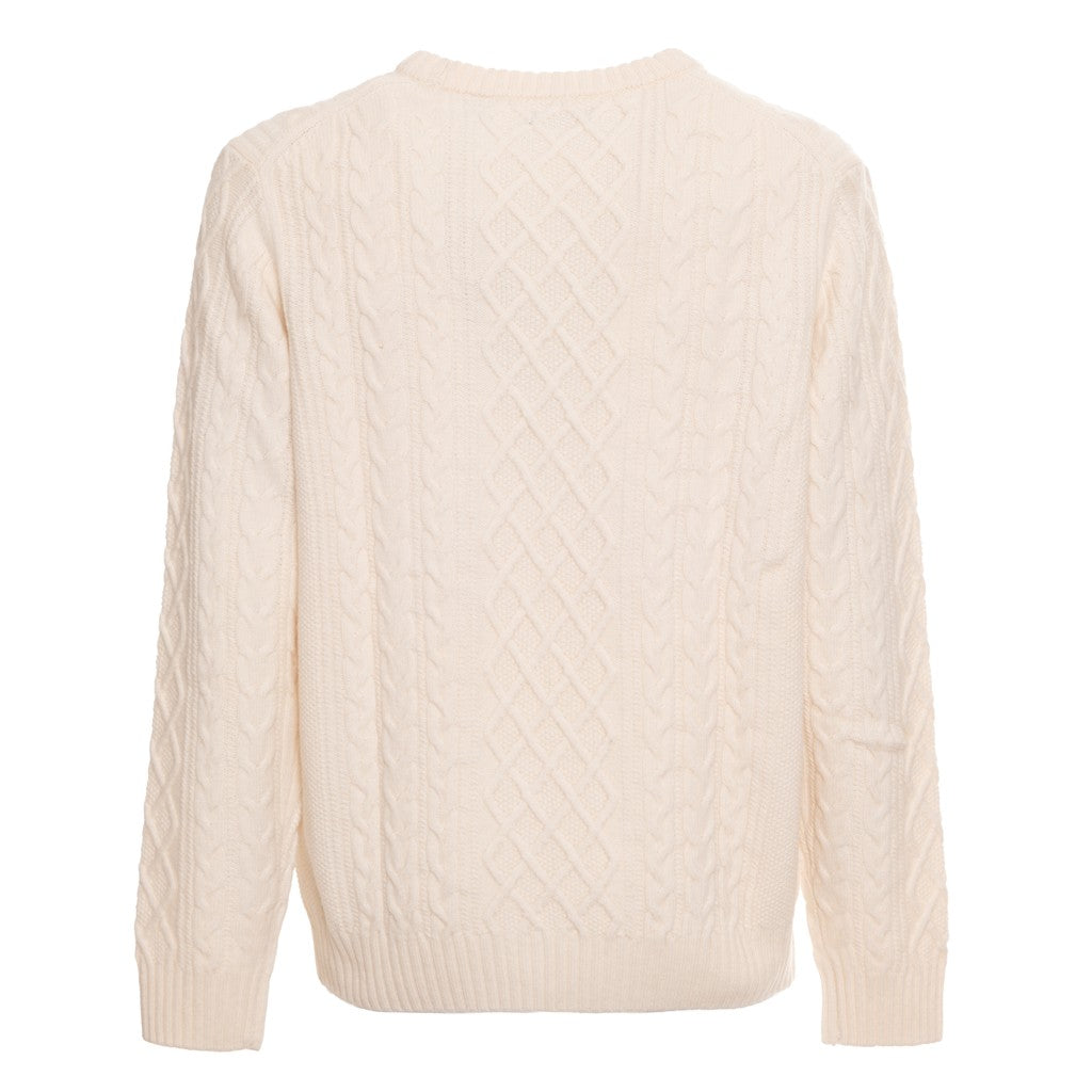 Gant Trui met ronde hals Heren – Gebroken wit