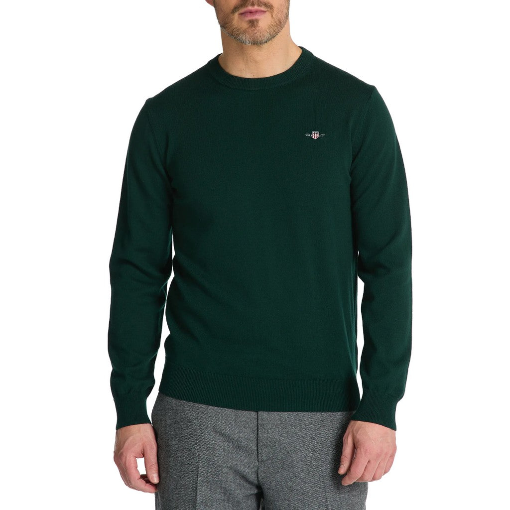 Gant Trui met ronde hals Heren – Groen