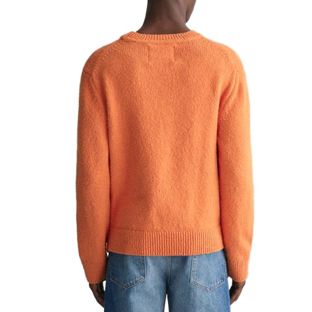 Gant Trui met ronde hals Heren – Oranje