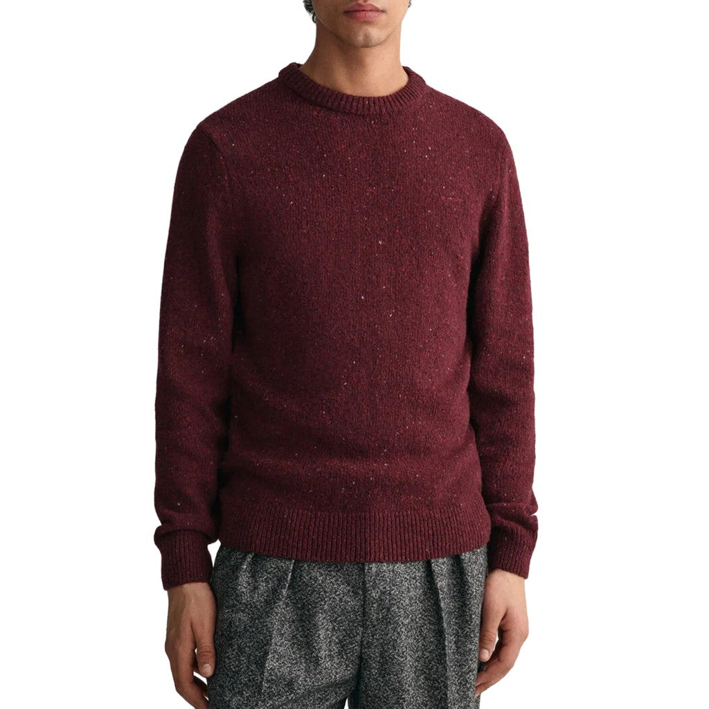 Gant Trui met ronde hals Heren – Rood
