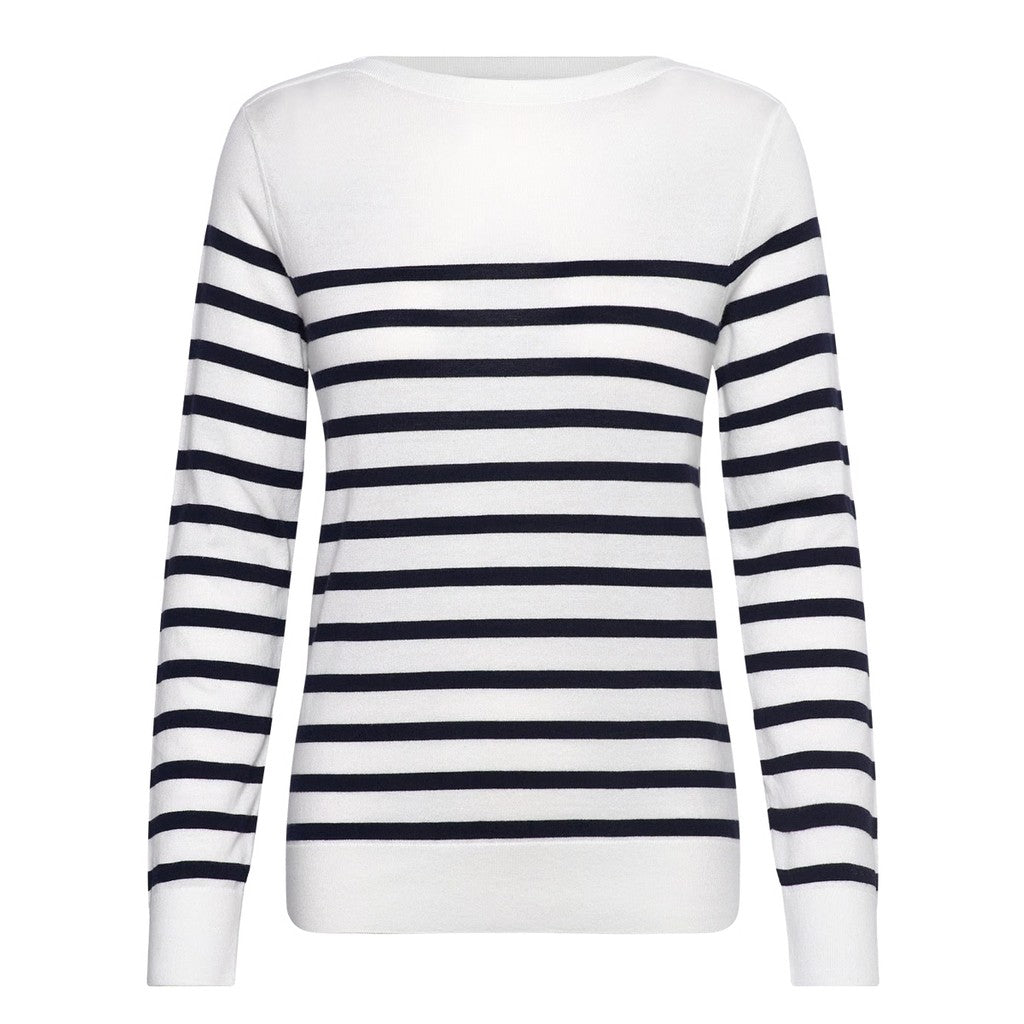 Gant Trui met strepen – Crème