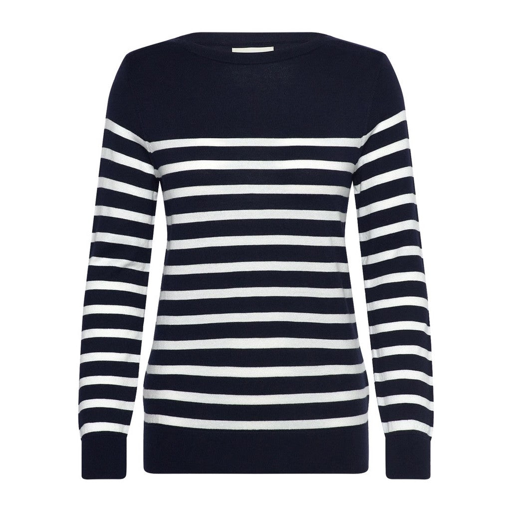 Gant Trui met strepen – Marineblauw / Wit