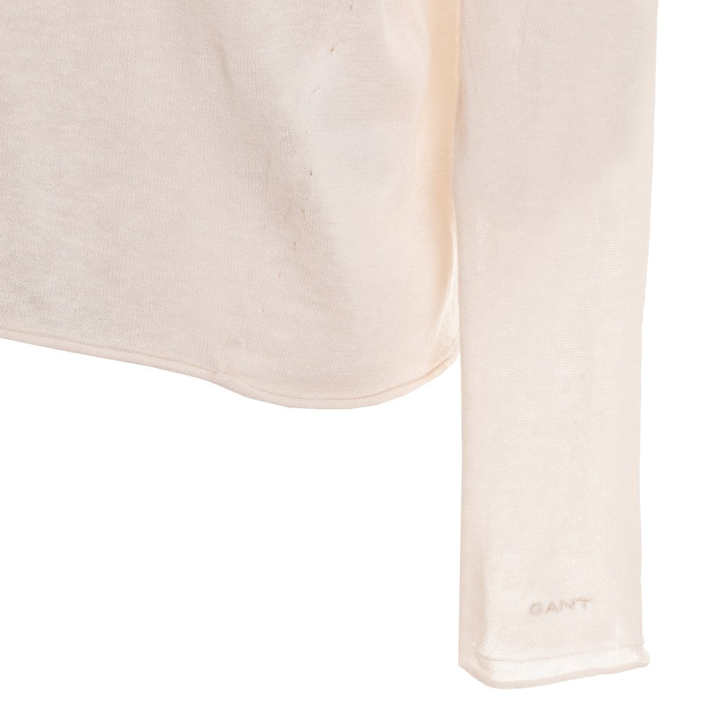 Gant Trui met V-hals Dames – Beige