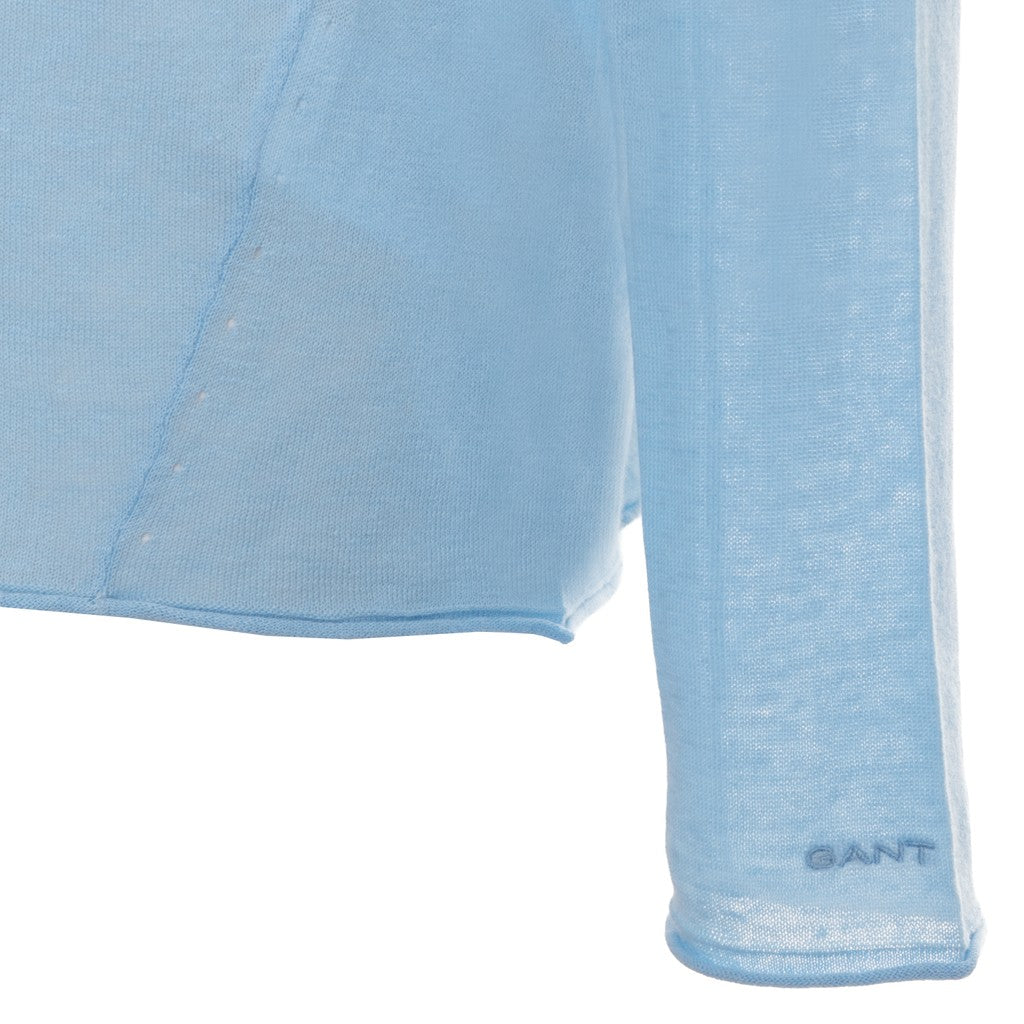 Gant Trui met V-hals Dames – Lichtblauw