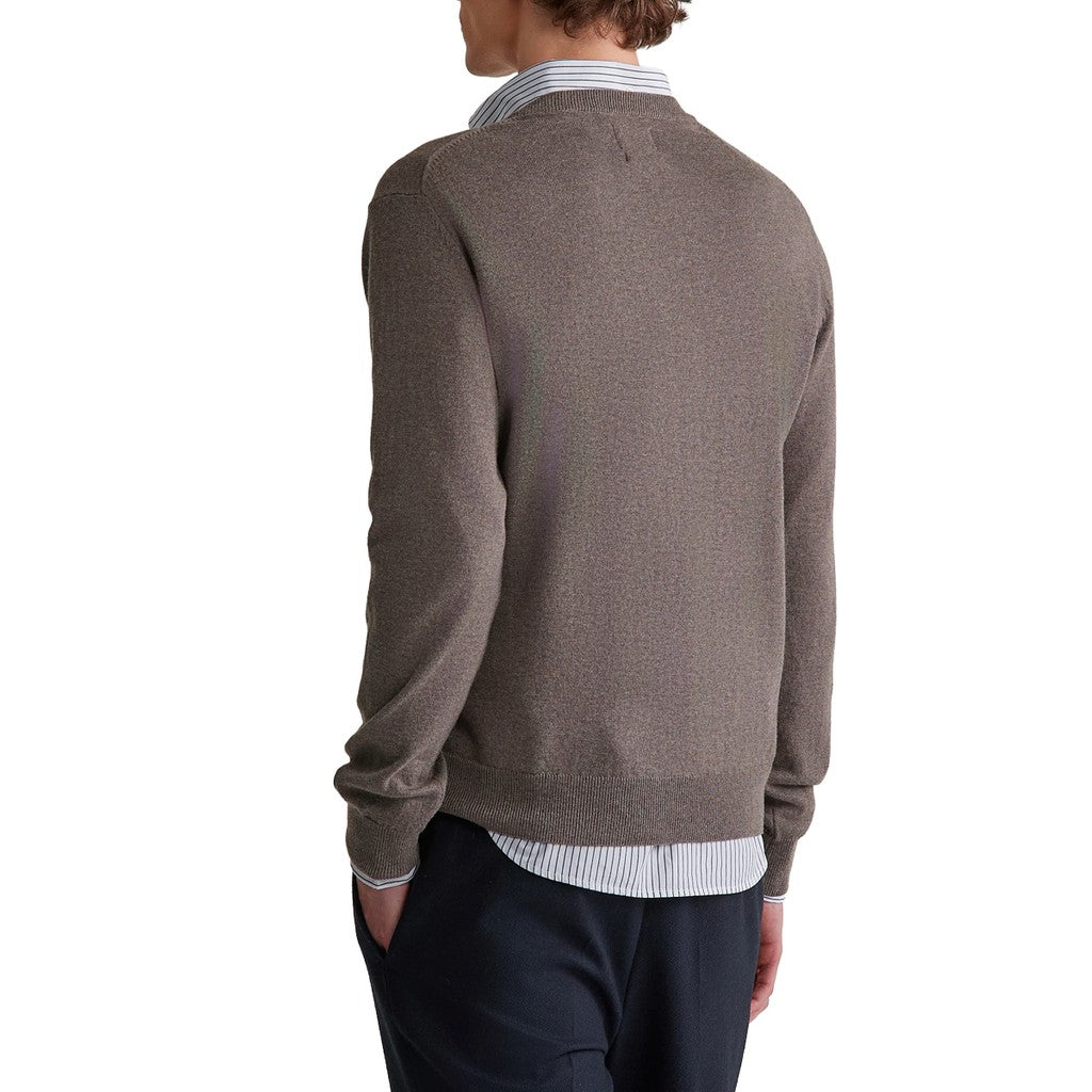 Gant Trui met V-hals Heren – Taupe