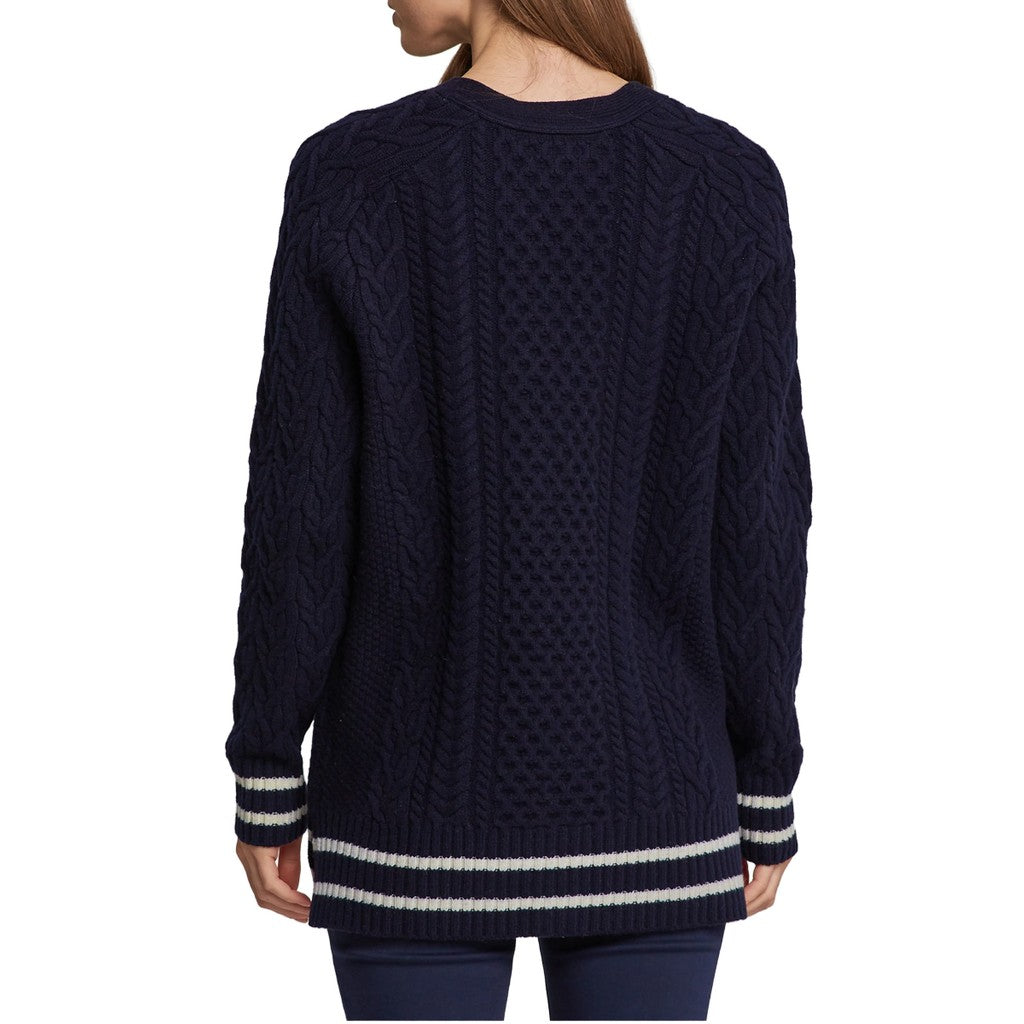 Gant Vest met logoborduring – Marineblauw