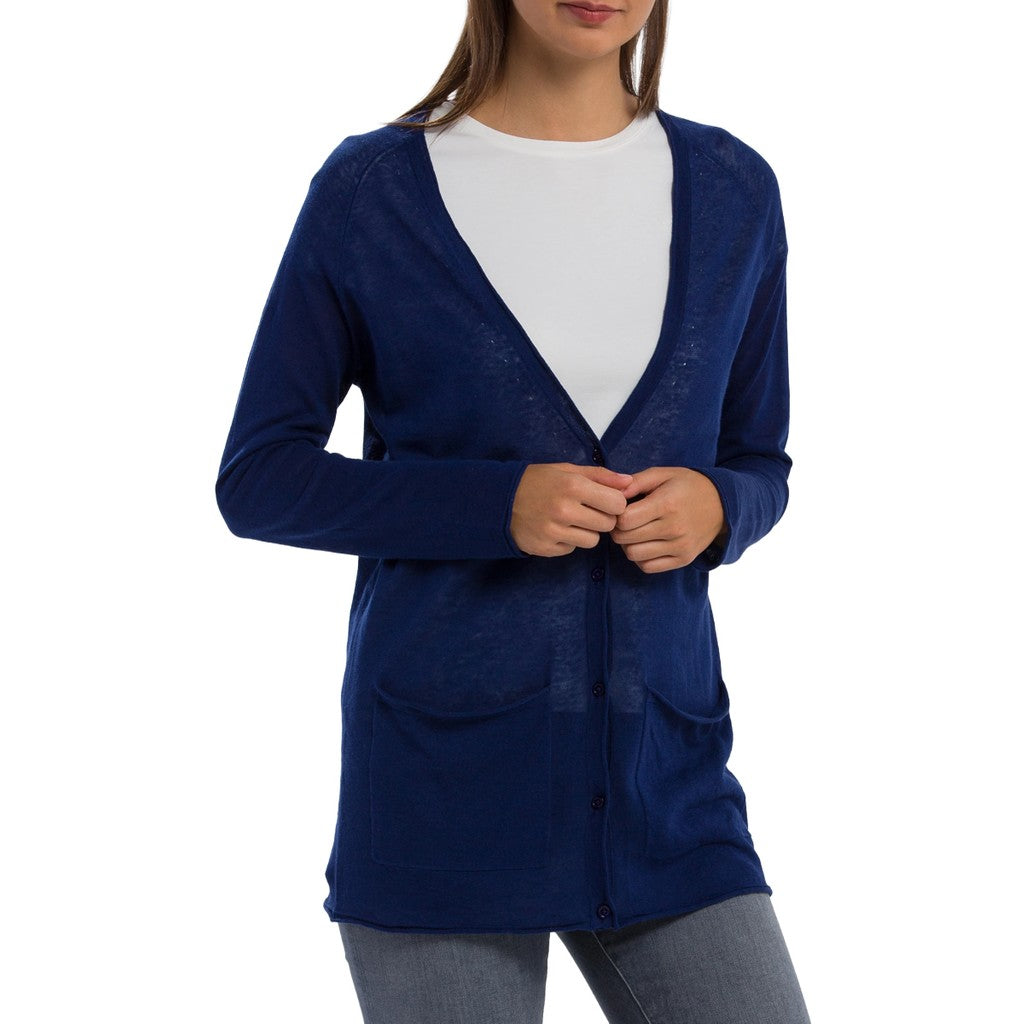 Gant Vest met V-hals – Marineblauw