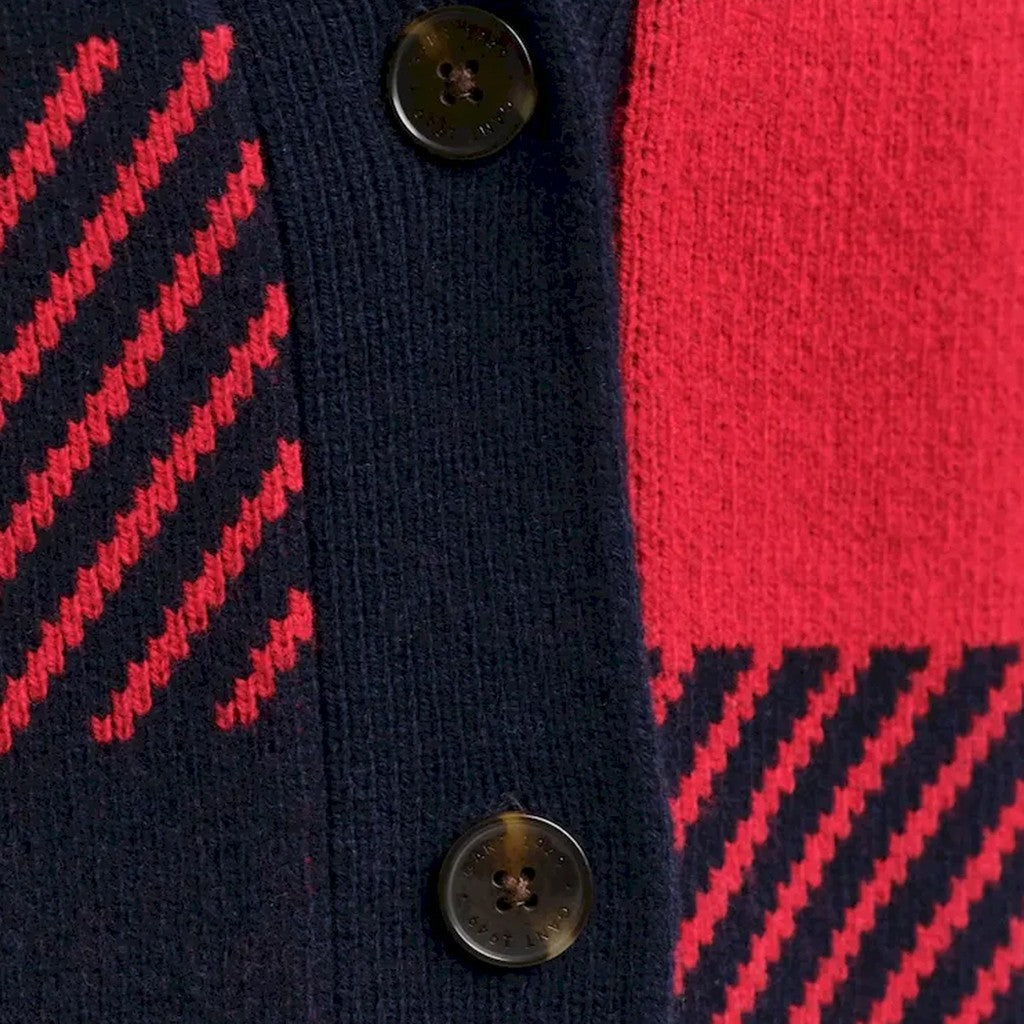 Gant Vest met V-hals – Rood