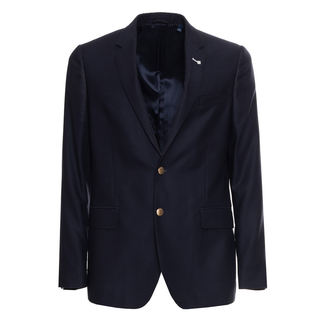 Gant Wollen blazer – Marineblauw