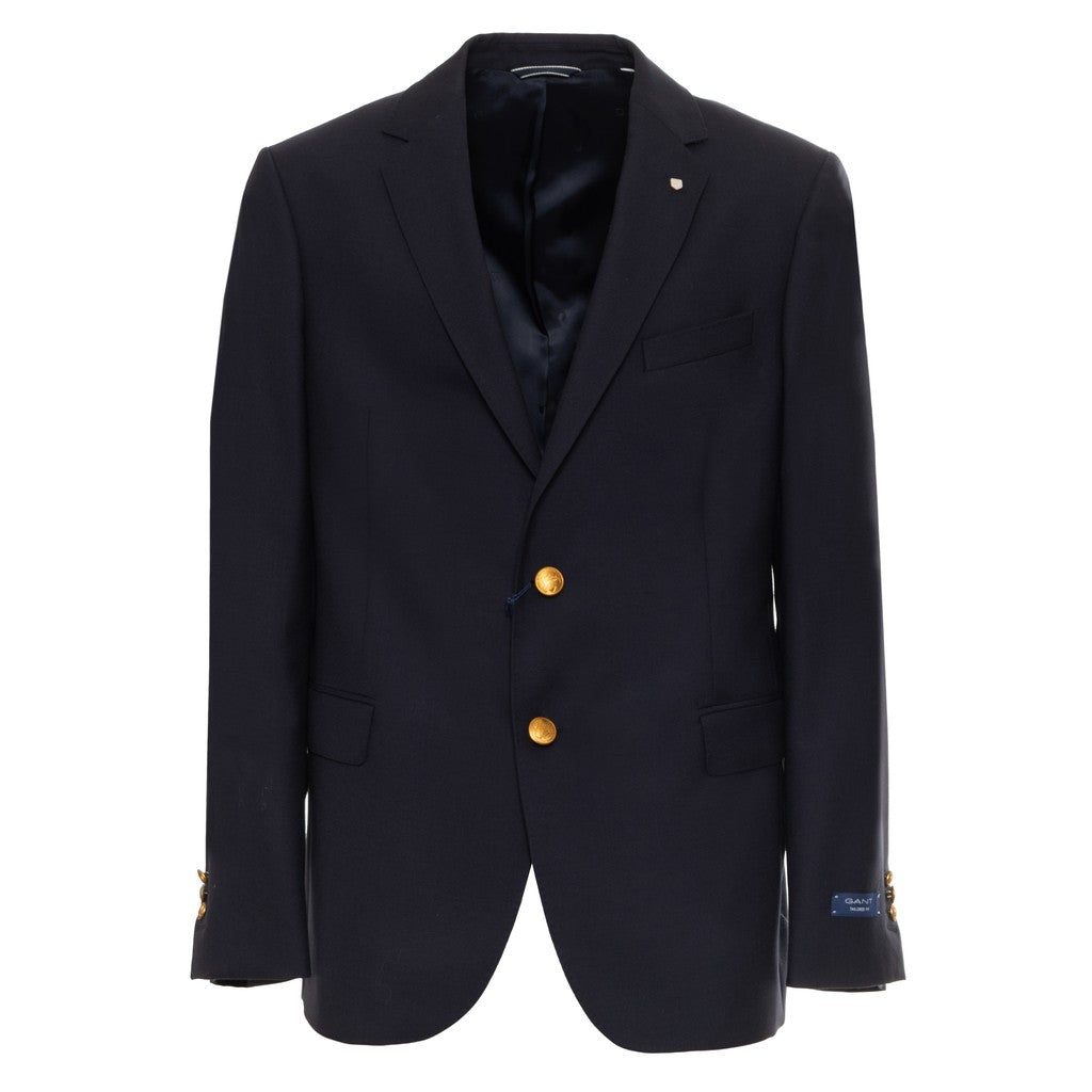 Gant Wollen blazer – Marineblauw