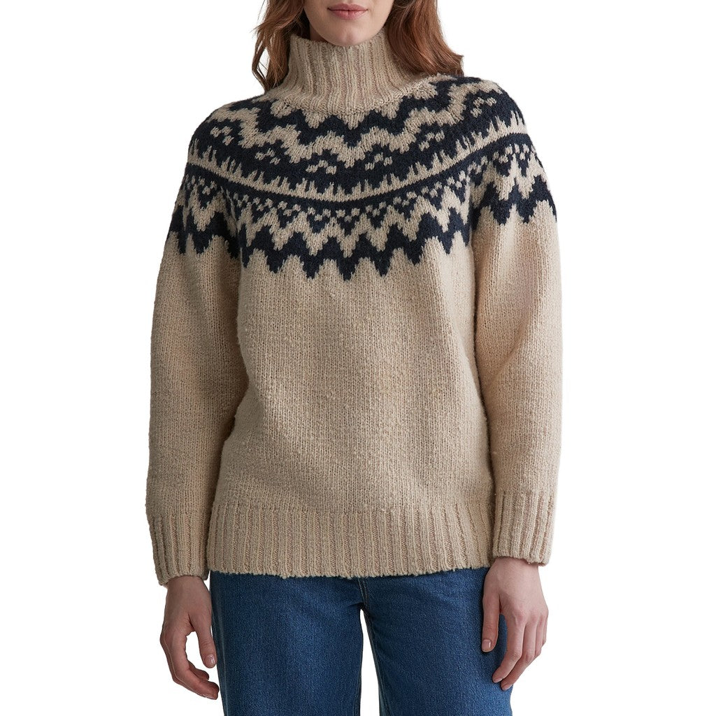 Gant Wollen coltrui Dames – Crème