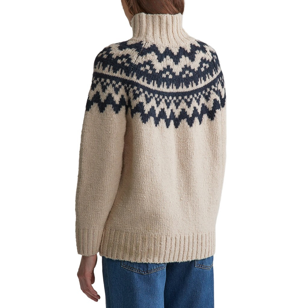 Gant Wollen coltrui Dames – Crème