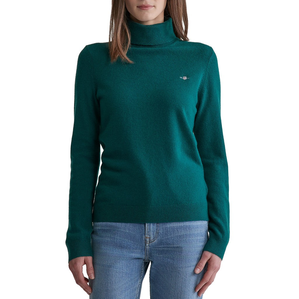Gant Wollen coltrui Dames – Donkergroen