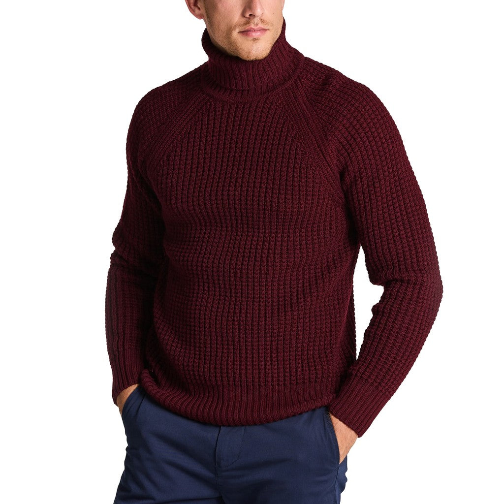 Gant Wollen coltrui Heren – Bordeaux