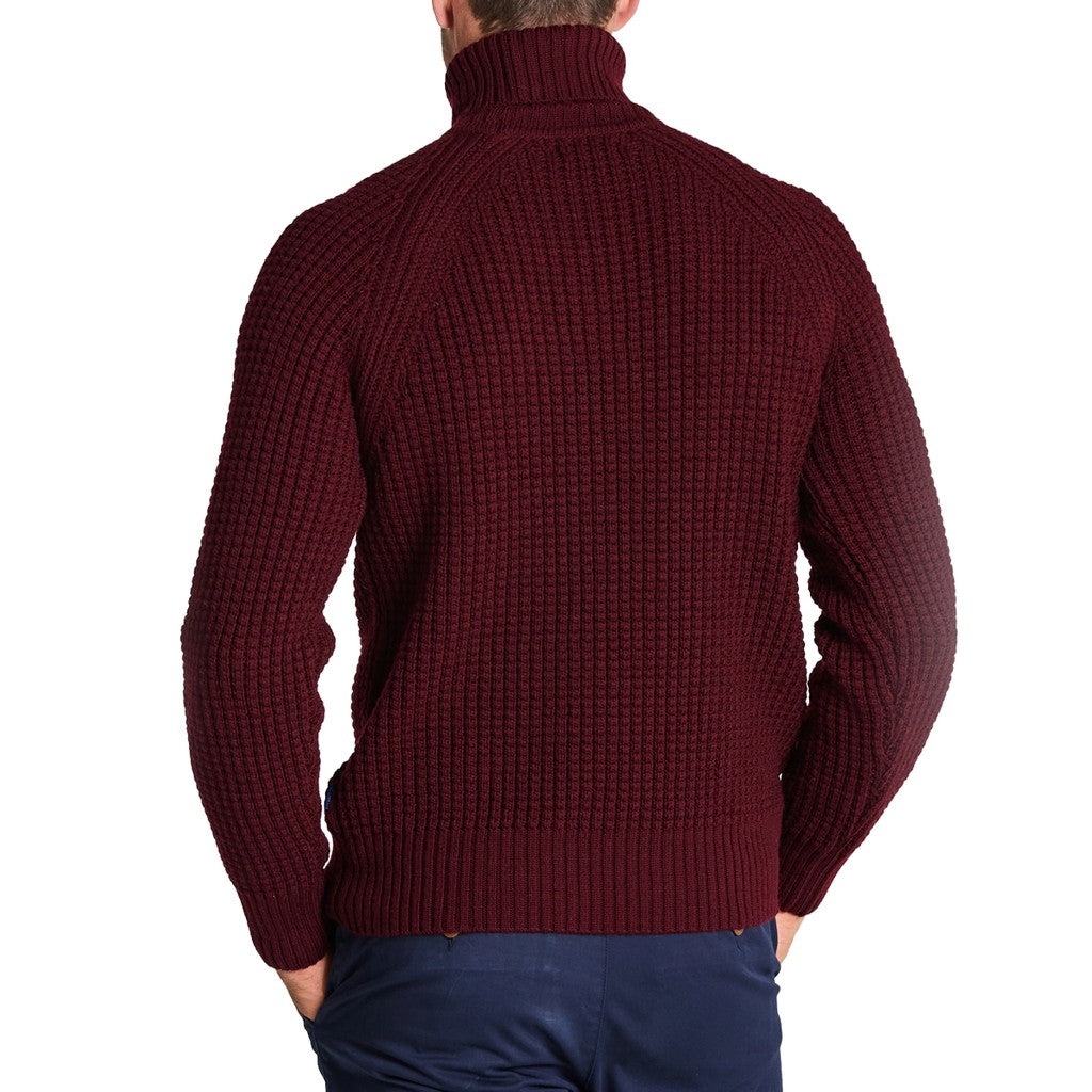Gant Wollen coltrui Heren – Bordeaux