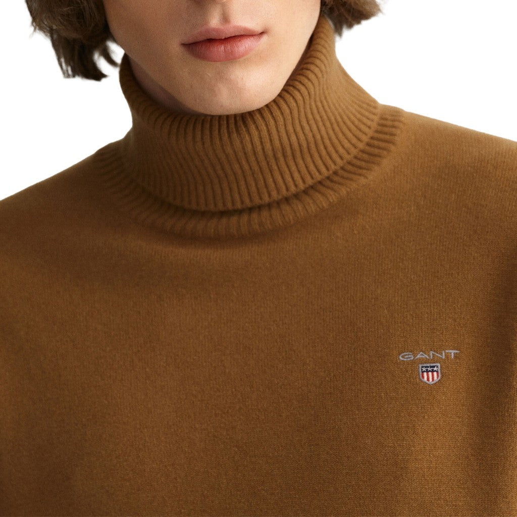 Gant Wollen coltrui Heren – Bruin