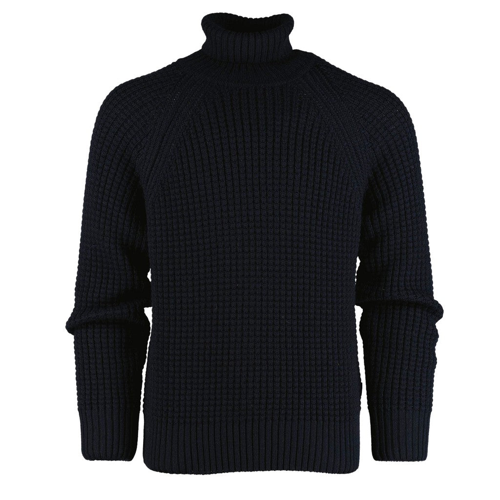 Gant Wollen coltrui Heren – Marineblauw