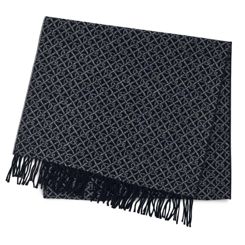 Gant Wollen sjaal met G-dessin – Blauw