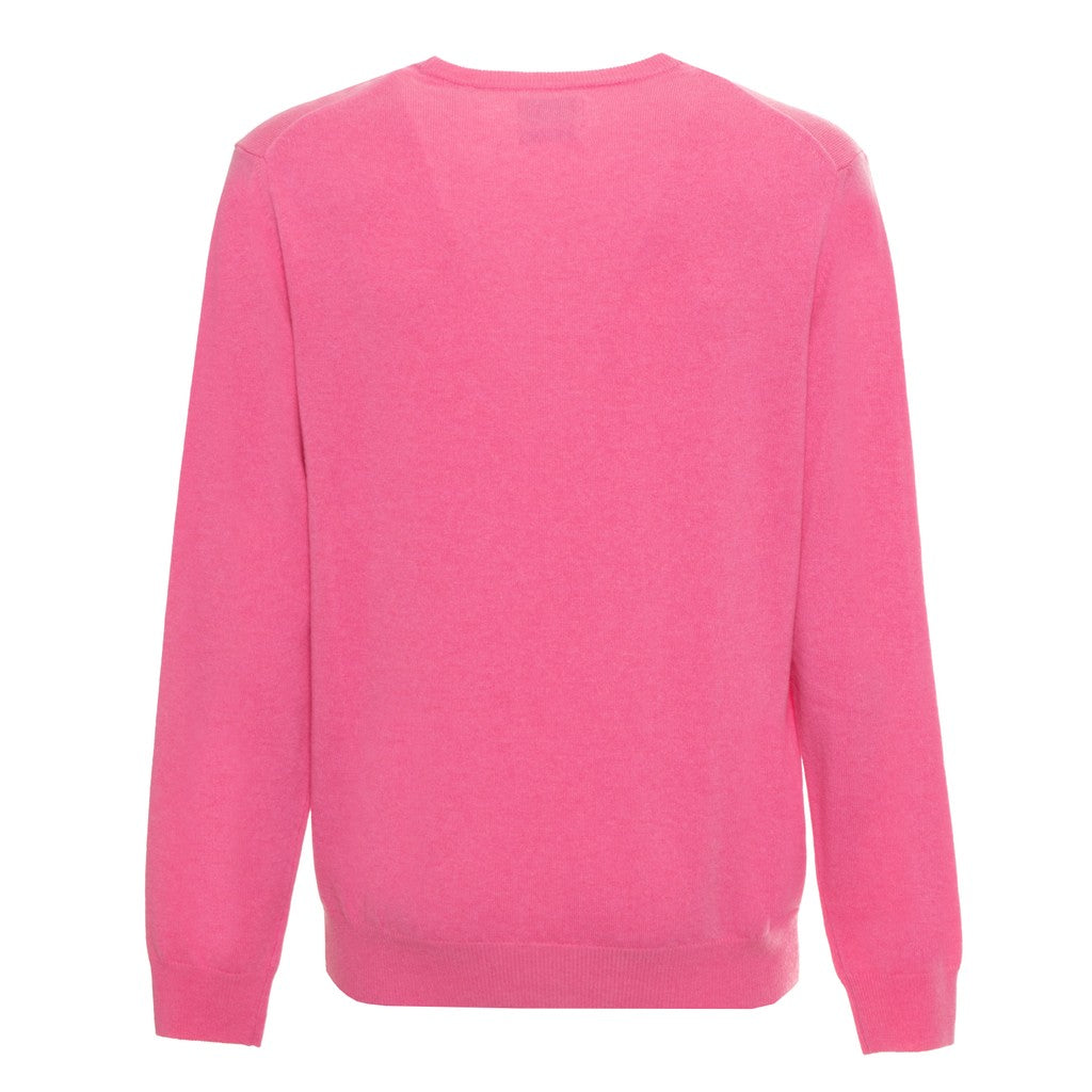 Gant Wollen trui met ronde hals Heren – Roze