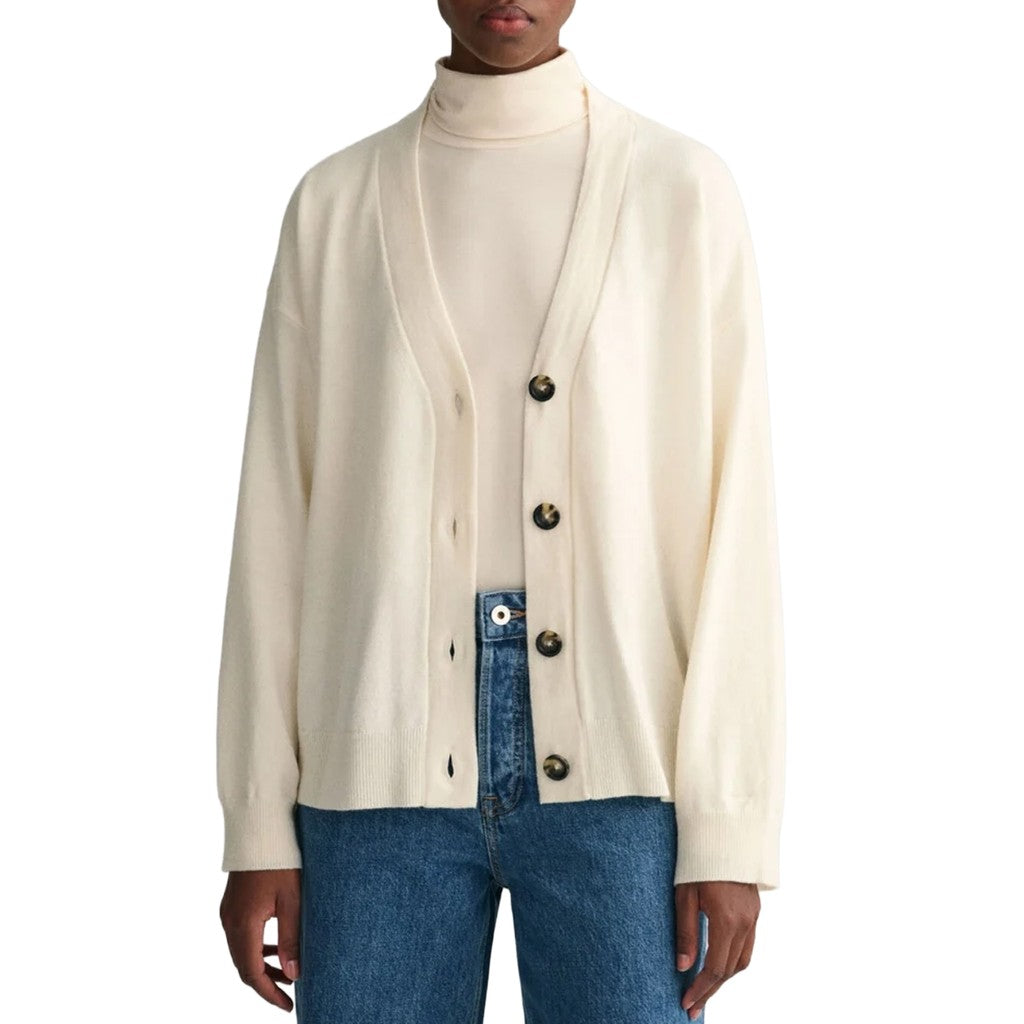 Gant Wollen vest – Crème