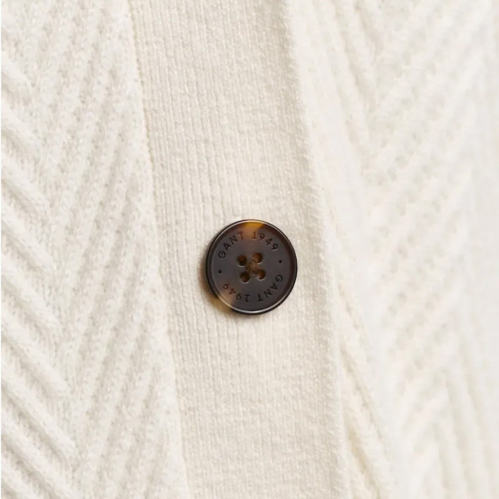 Gant Wollen vest – Crème