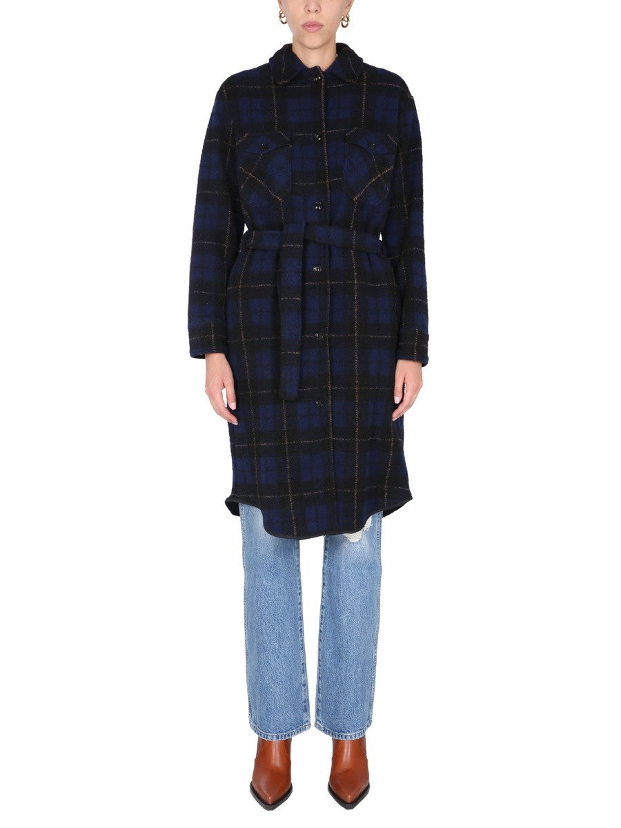 Woolrich Gentry Trenchcoat – Marineblauw