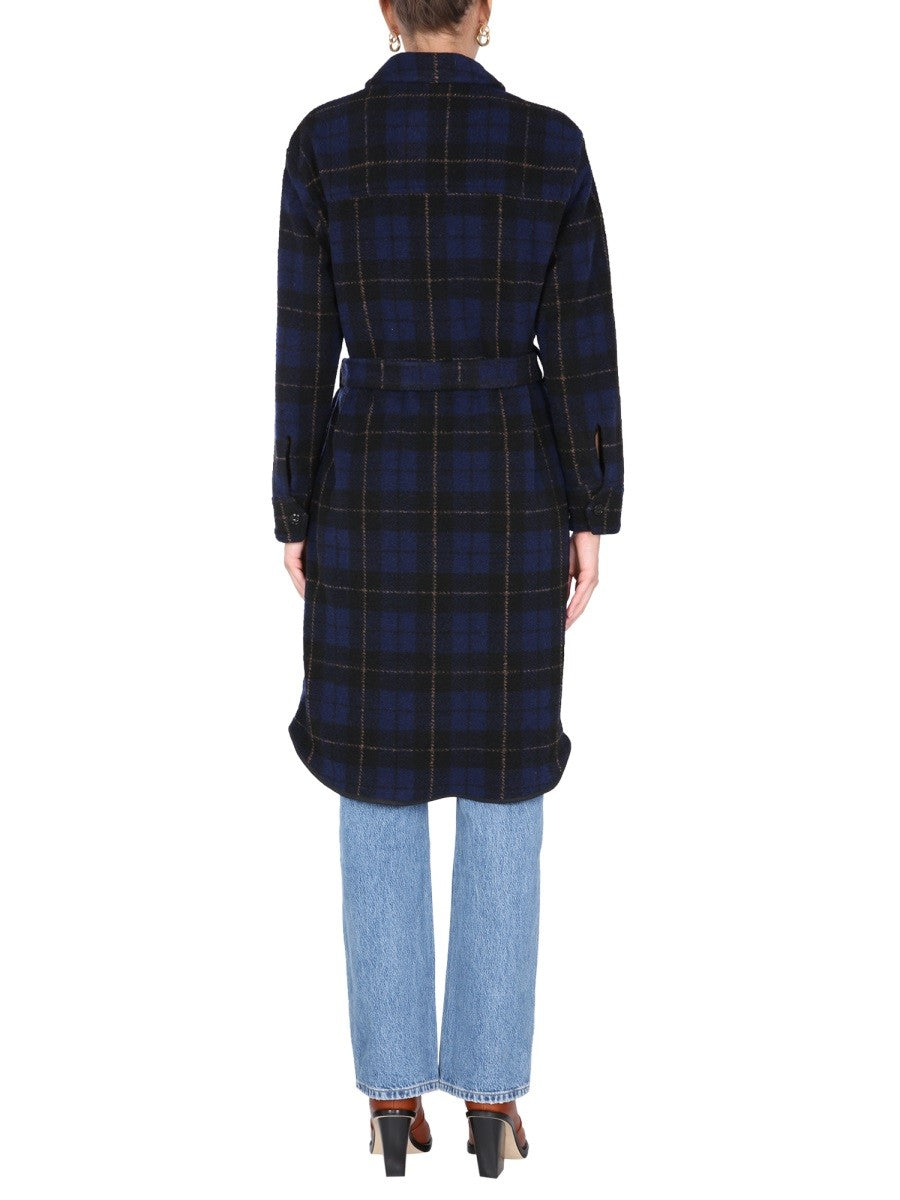Woolrich Gentry Trenchcoat – Marineblauw
