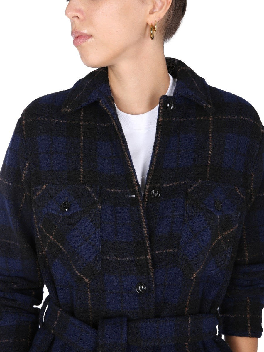 Woolrich Gentry Trenchcoat – Marineblauw
