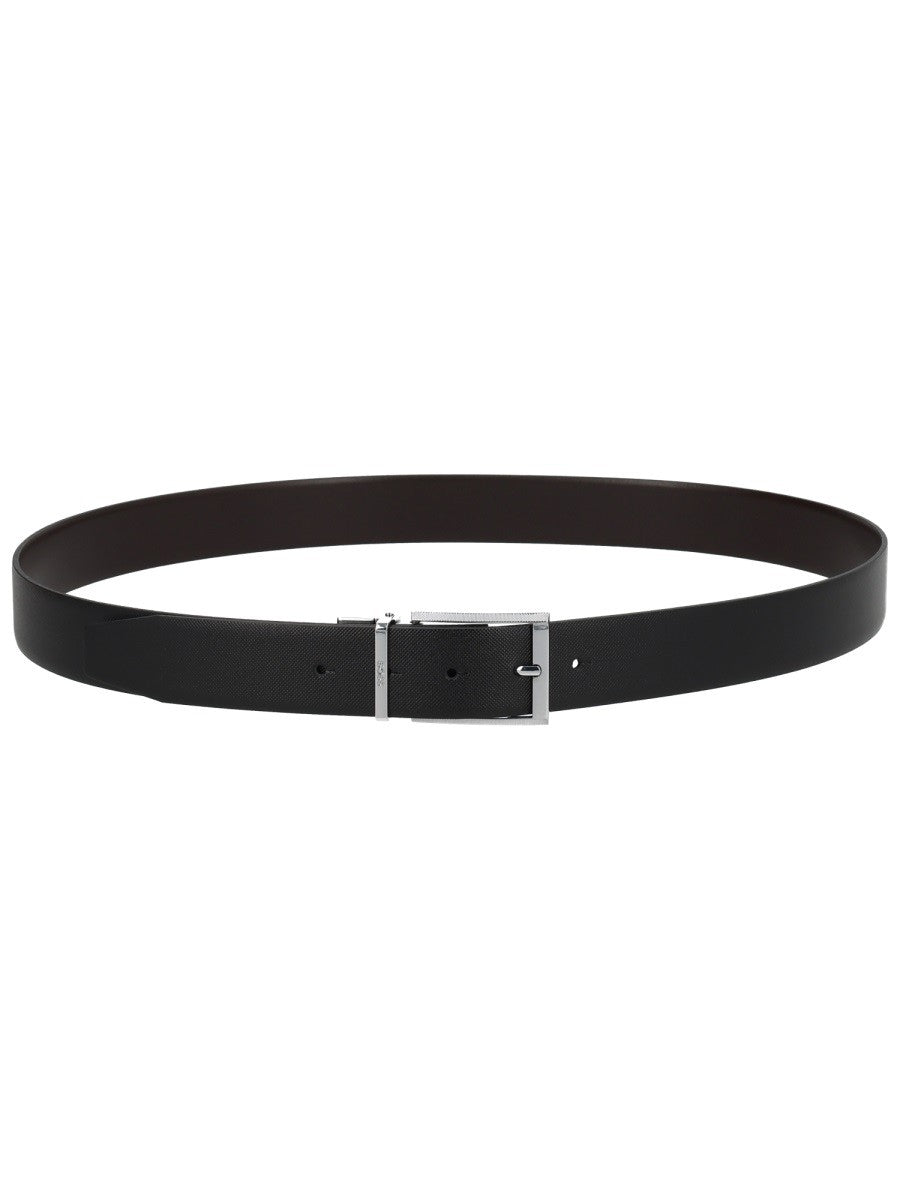 Boss Gert-D Leren Riem – Zwart
