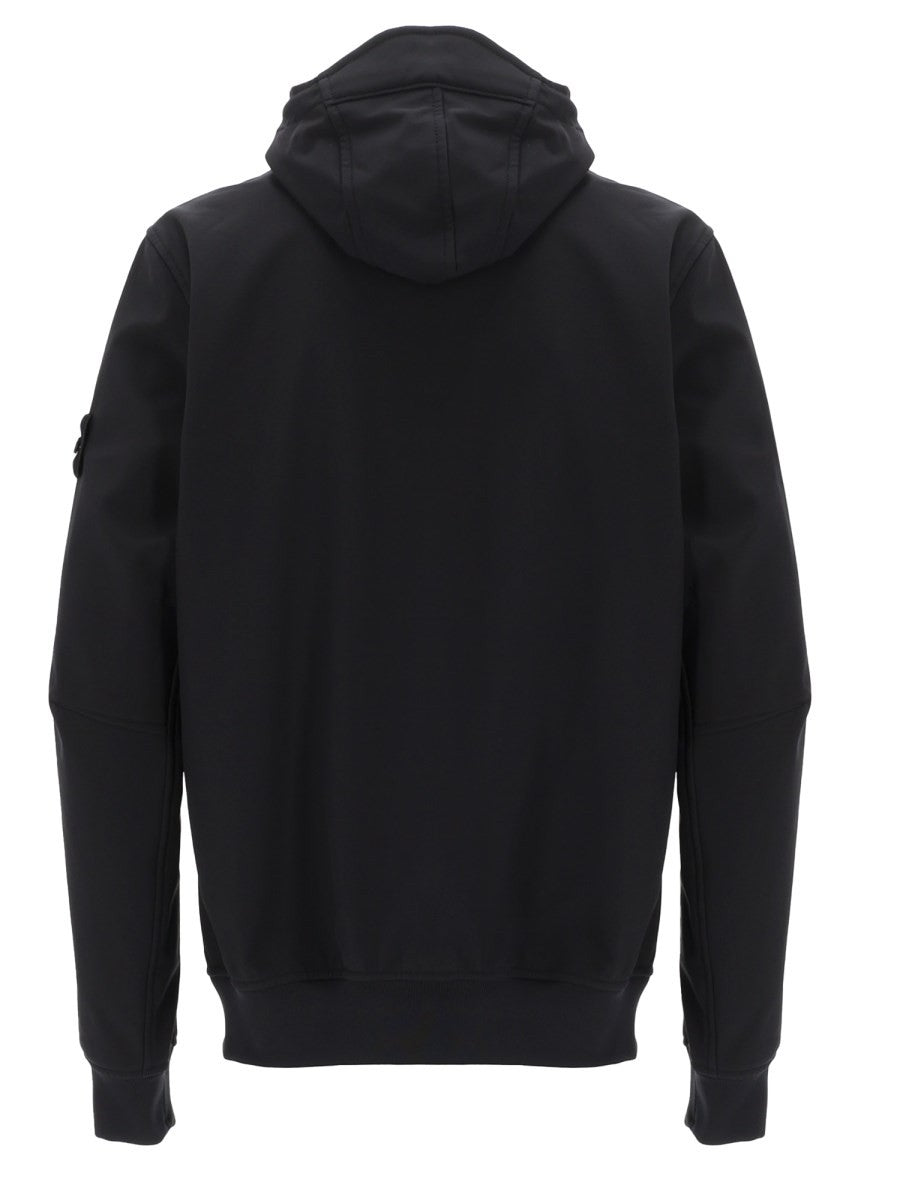 Stone Island Jas van tweelaags technische stof – Zwart