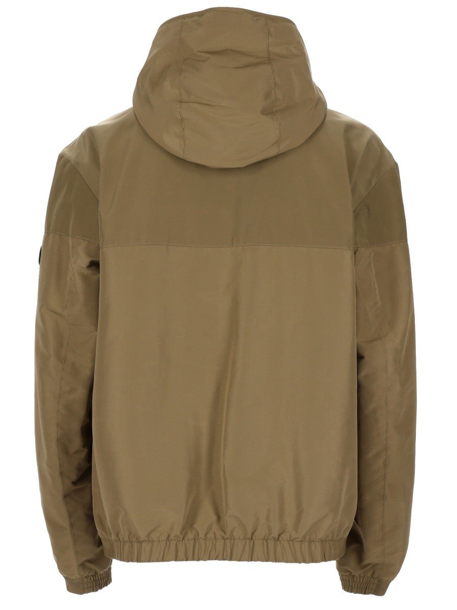 Boss Jas met capuchon en rits – Beige