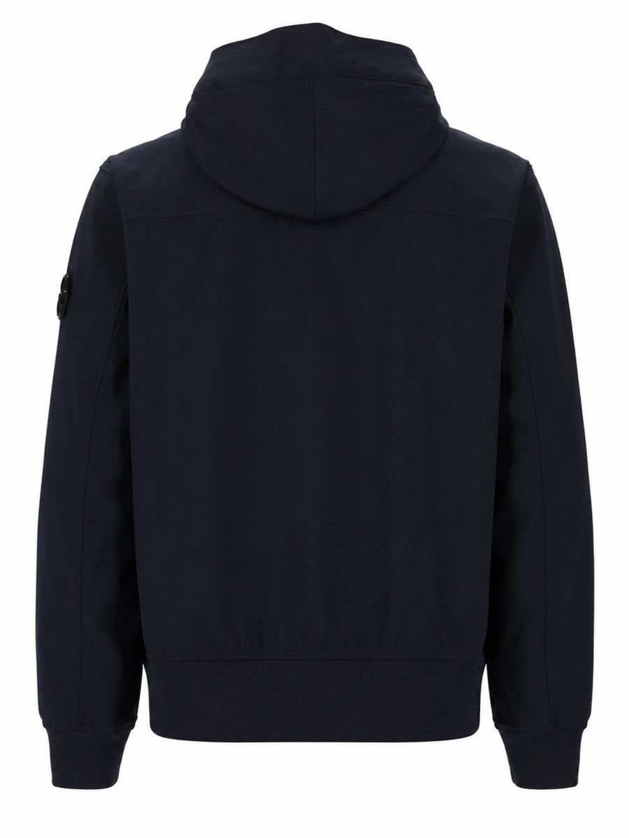 Stone Island Jas met capuchon – Marineblauw