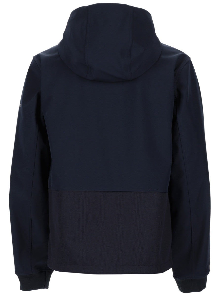 Woolrich Jas met Rits en Capuchon – Marineblauw
